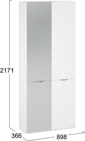 Шкаф ТриЯ Глосс 366 / СМ-319.07.015