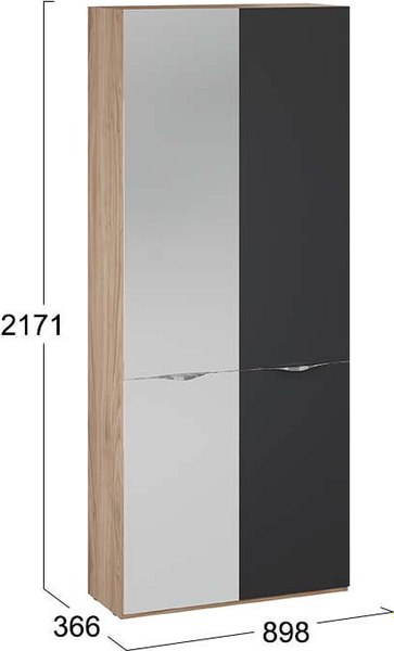 Шкаф ТриЯ Глосс 366 / СМ-319.07.015