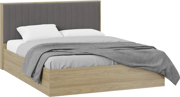 Двуспальная кровать ТриЯ Сэнди с ПМ Тип 2 160x200 - фото