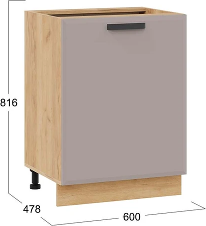 Шкаф-стол кухонный ТриЯ Тиана 1Н6 с одной дверью