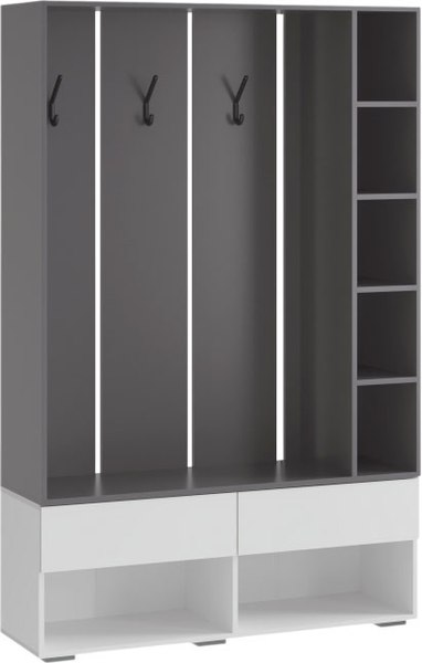 Секция в прихожую Woodville Роут / 619907 - фото