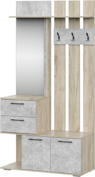 Секция в прихожую Woodville Вальс ВШ-1 / 508424 - фото