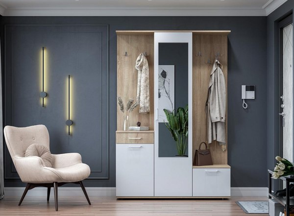 Секция в прихожую Woodville Пети / 534551