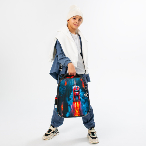 Школьный рюкзак Brauberg Premium. Foggy Car / 273103