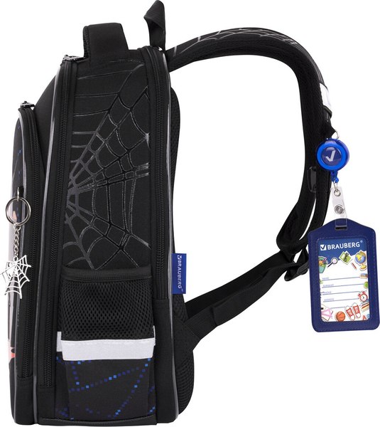 Школьный рюкзак Brauberg Quadro. Fire Spider / 273106
