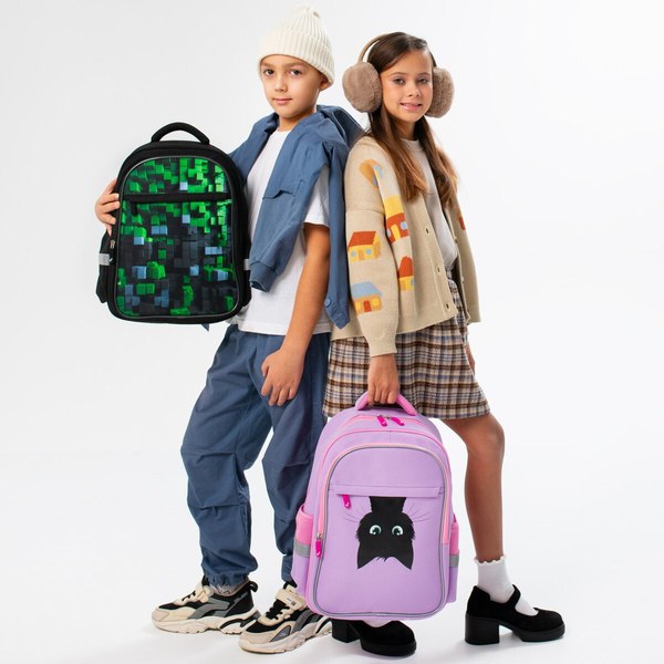 Школьный рюкзак Brauberg Favour. Hide And Seek / 273122