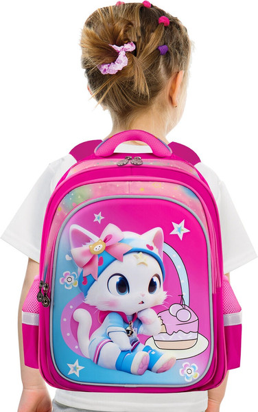 Школьный рюкзак Brauberg Kids Flossy. Sweet Kitten / 273180