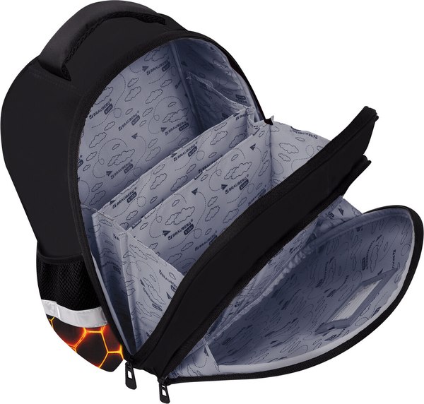 Школьный рюкзак Brauberg Kids. Fire Split / 273147