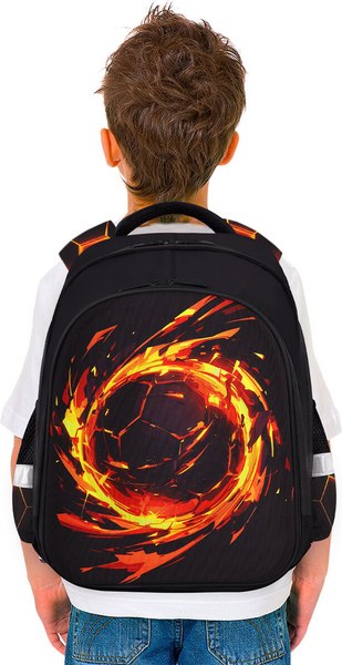 Школьный рюкзак Brauberg Kids. Fire Split / 273147