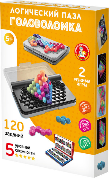 Игра-головоломка Десятое королевство Логический пазл 3D Учись играя / 70055 - фото