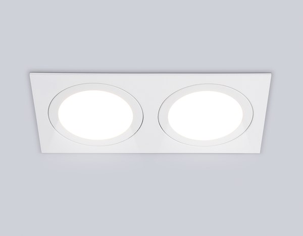 Точечный светильник Ambrella TN6612/2 WH - фото