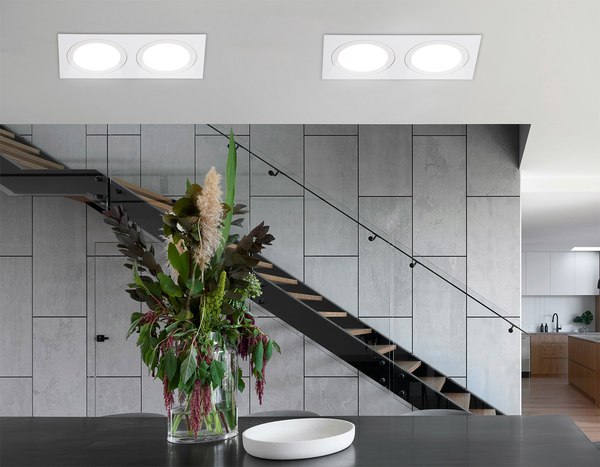 Точечный светильник Ambrella TN6612/2 WH