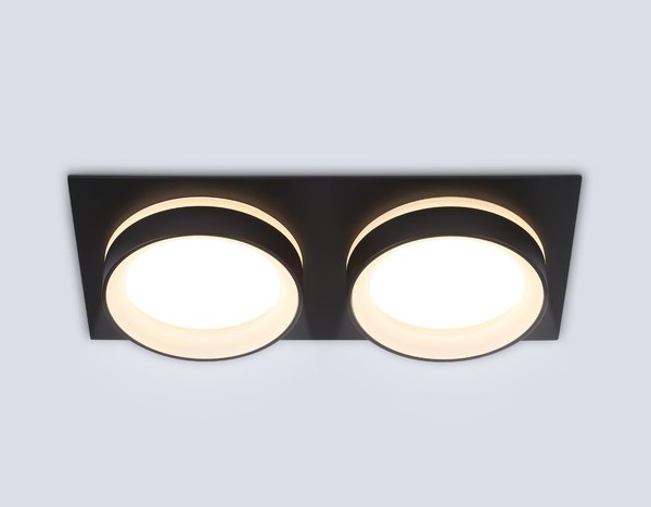 Точечный светильник Ambrella TN6712/2 BK