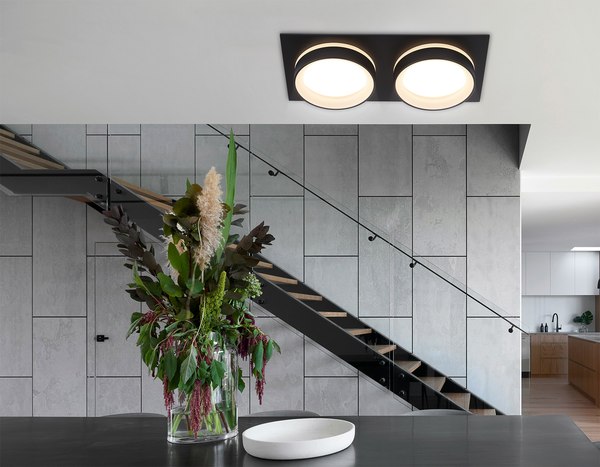 Точечный светильник Ambrella TN6712/2 BK