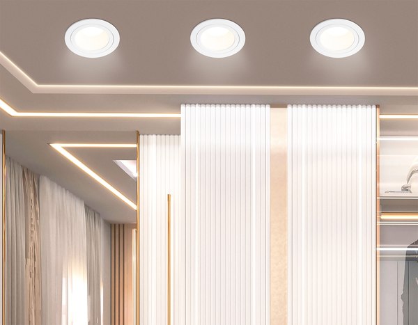 Точечный светильник Ambrella TN102822 WH/WH