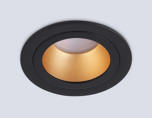 Точечный светильник Ambrella TN102825 BK/GD