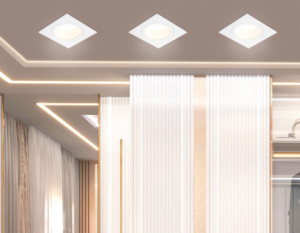 Точечный светильник Ambrella TN102826 WH/WH