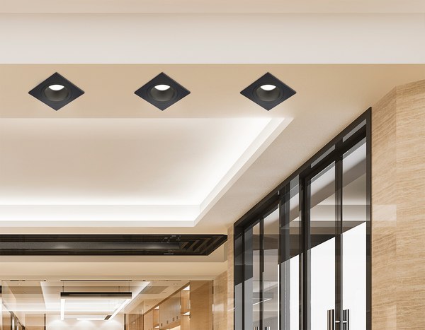 Точечный светильник Ambrella TN102828 BK/BK