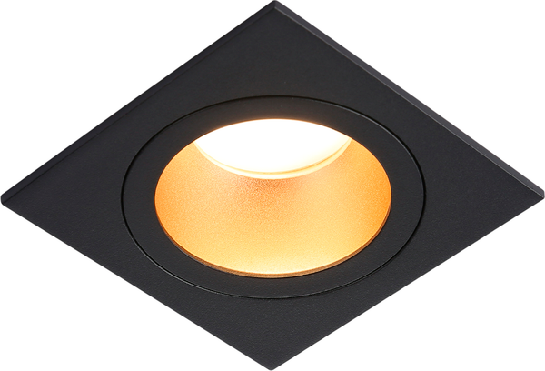 Точечный светильник Ambrella TN102829 BK/GD - фото