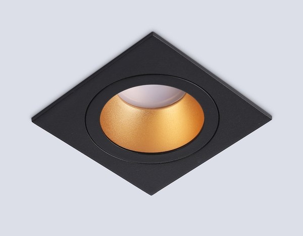 Точечный светильник Ambrella TN102829 BK/GD