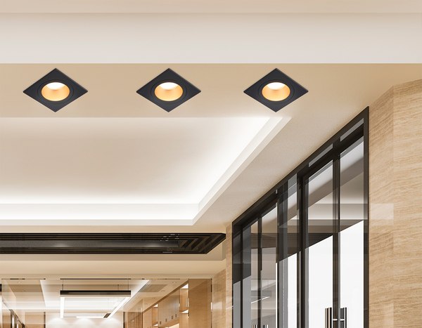 Точечный светильник Ambrella TN102829 BK/GD