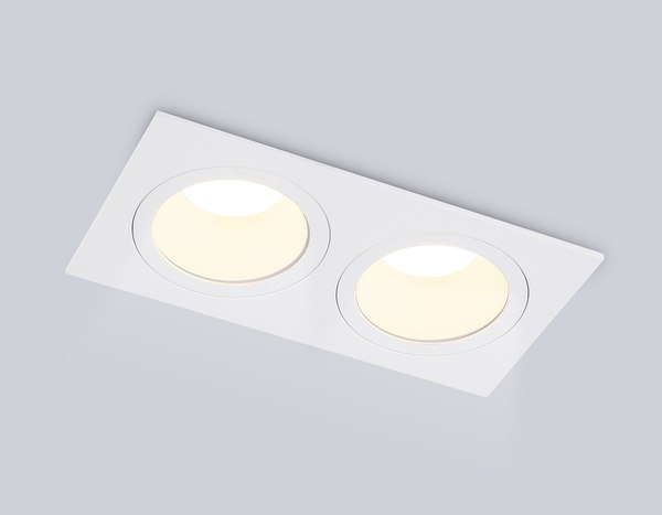 Точечный светильник Ambrella TN102830/2 WH/WH