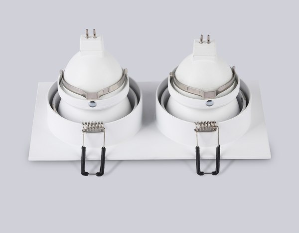 Точечный светильник Ambrella TN102830/2 WH/WH