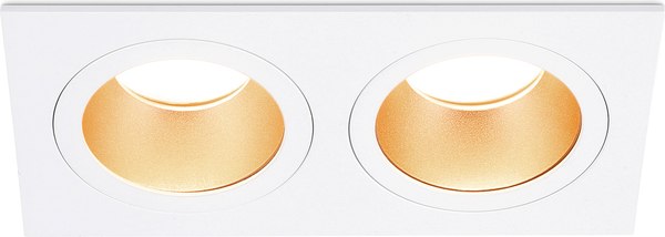 Точечный светильник Ambrella TN102831/2 WH/GD - фото