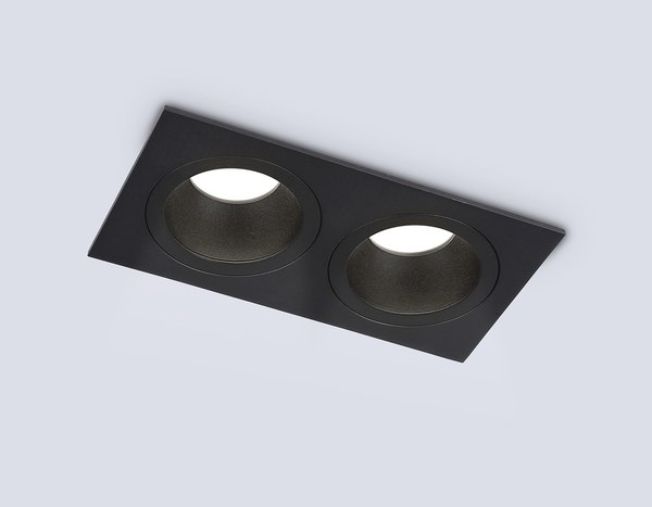 Точечный светильник Ambrella TN102832/2 BK/BK