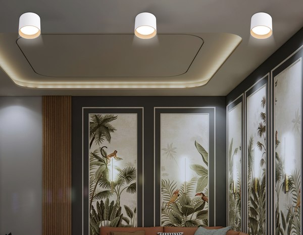 Точечный светильник Ambrella TN5304 WH/GD