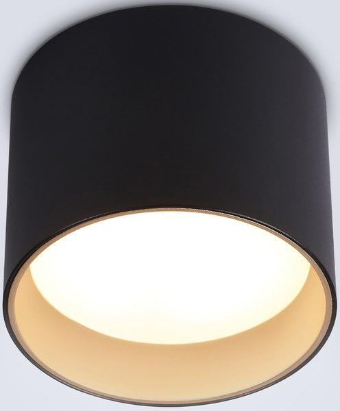 Точечный светильник Ambrella TN5306 BK/GD - фото