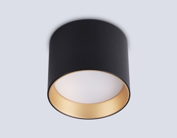 Точечный светильник Ambrella TN5306 BK/GD