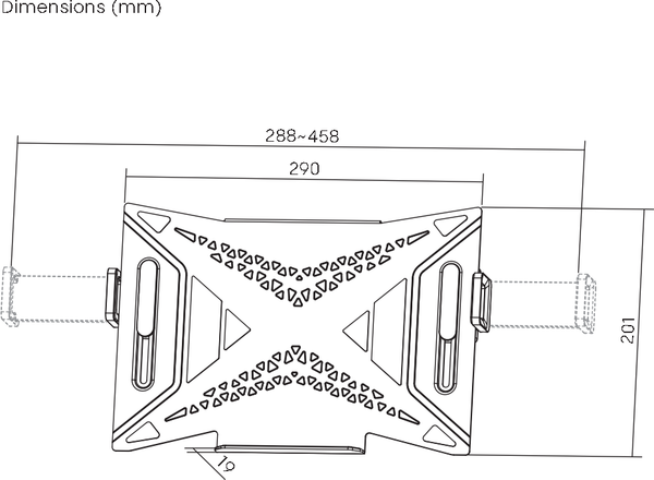 Адаптер для кронштейна Ergosmart Lapter X