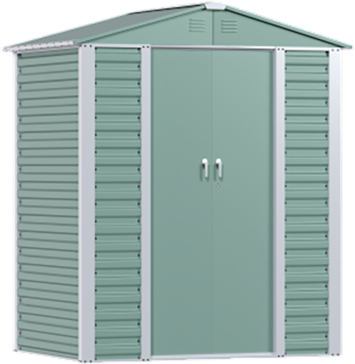 Сарай из металла No Brand С односкатной крышей SP-HSG-02 - фото