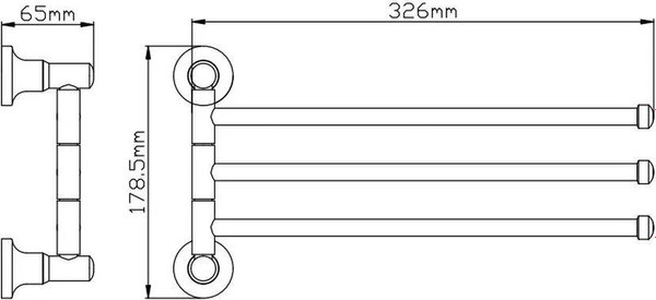Держатель для полотенца Potato P1813