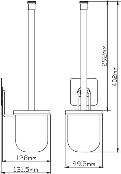 Ершик для унитаза Potato P2810