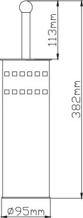 Ершик для унитаза Potato P521