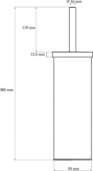 Ершик для унитаза Potato P321-3