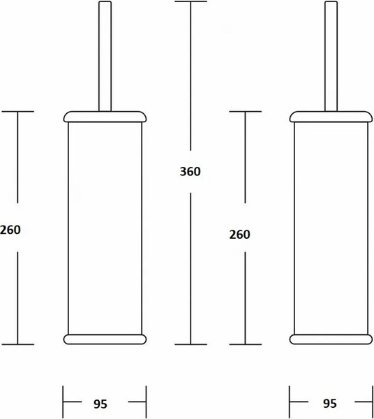 Ершик для унитаза Potato P321