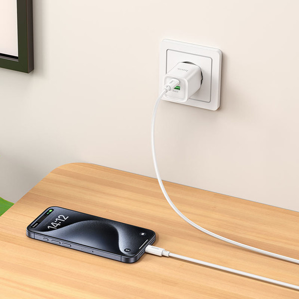 Зарядное устройство сетевое Hoco C149A Charm 30W + кабель