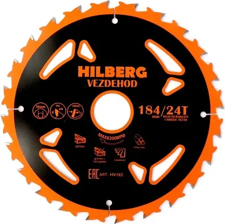 Пильный диск Hilberg Vezdehod HV182 - фото