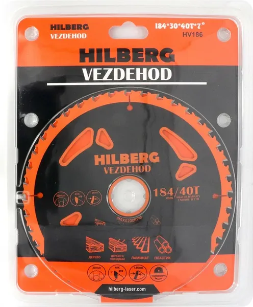 Пильный диск Hilberg Vezdehod HV186