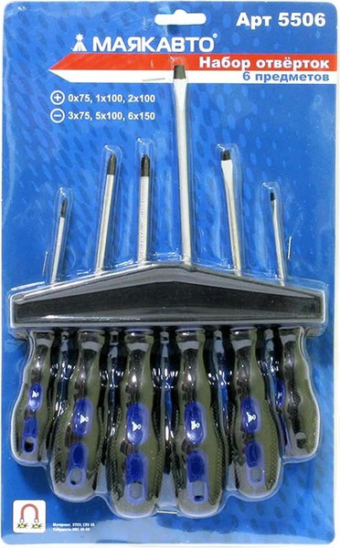 Набор отверток Маяк авто 5506 - фото