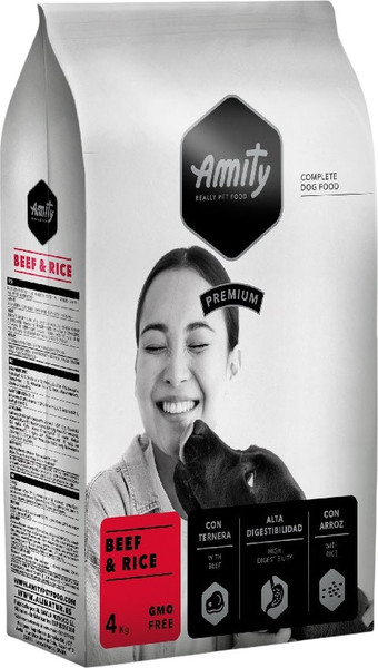 Сухой корм для собак Amity Premium Beef & Rice говядина с рисом - фото