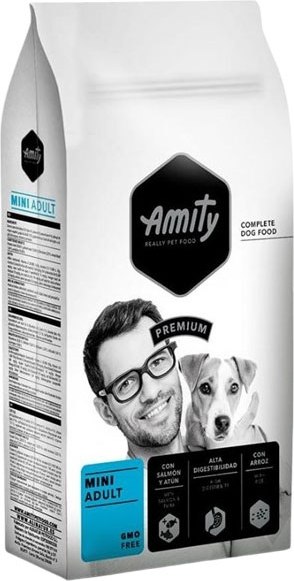 Сухой корм для собак Amity Premium Mini Adult Salmon & Tuna с лососем и тунцом - фото