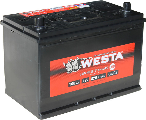 Автомобильный аккумулятор Westa Asia 6СТ-100 VL рус СТА00035 - фото