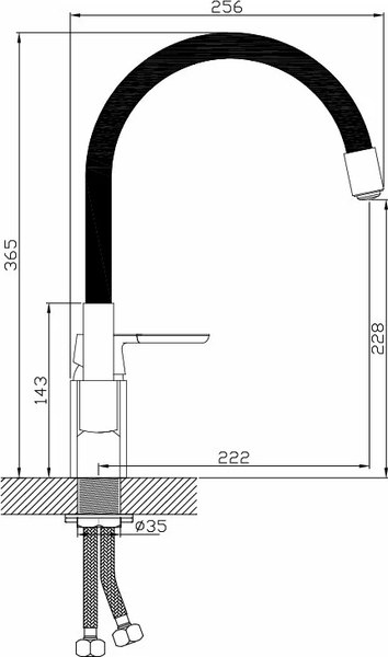 Смеситель Diadonna D87-437114GR