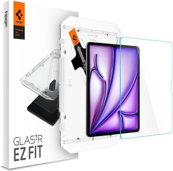 Защитное стекло для планшета Spigen Glas.tr Ez Fit для Ipad AIR 13 2024 / AGL07803 - фото