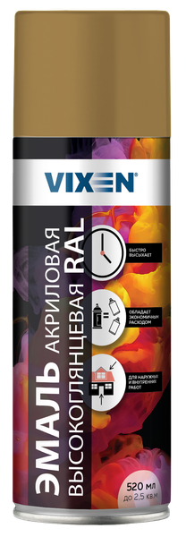 Эмаль Vixen Акриловая высокоглянцевая VX61001 - фото