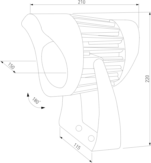 Светильник уличный Elektrostandard Landscape 35186/F